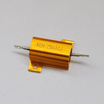 25W 10 ohm power resistance gold aluminum shell resistance metal high power resistance capacity discharge resistance
