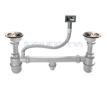 Stainless steel water bucket sewer pipe type stainless steel double tank water bucket launching double bucket launching with spillway