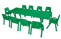 New kindergarten 10 people lace study desk children long square table table writing painting fireproof board table