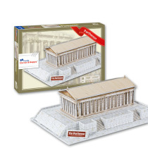 Wisdom Lebon Stereo Jigsaw Puzzle Parthenon Temple Childrens Puzzle Toy Adult Puzzle Diy Paper Construction Model