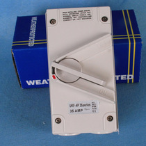 Rainproof waterproof isolation switch Rainproof load switch UKF4P35 safety switch 4 pole outdoor waterproof switch