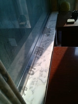 Marble windowsill Landscape Great Flowers White Marble Countertops Natural Stone Background Wall Doors Sleeve Matte Sleeves