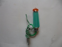 For Japanese bicycles(green with light front flag two-color MINI flagpole)