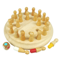 Wooden Memory Chess Color Special Force Thinking Training Puzzle Early Childhood Toys Parenting Interactive Tabletop Games