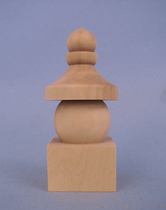 Wooden five-wheeled tower Tang Miegang pestle Dongmi Kumestong True to the Japanese Five Wheel Towers Buddhist Buddhism