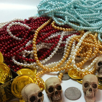 Pirates of the Caribbean Party Treasure Diamond gold coins Toy generation coins Game coins Chips Event props 50 pieces