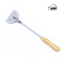 KASE Kaith RC-009 wood Shrimp Shovel wood handle Bait Shovel for fishing Shrimp Shoveling Sea Fishing Bait Shovel