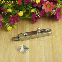 Furniture Illustrated Nickel-plated Linear Door Clock Lock Cabinet Gate Socket and Pin-off Wooden Gate Socket
