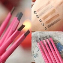 Korea natural rotating square eyebrow pencil delicate sweat-resistant flat head machete eyebrow pencil