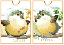 DMC cross stitch monopoly DMC cross stitch card set Bird XKT1114