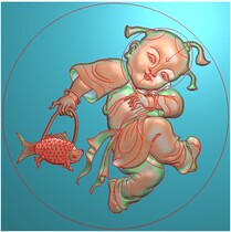 Boy 2 computer fine carving map relief map engraving map grayscale design material source size 120*120