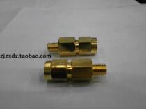 Pure copper gold-plated RF adapter SMA inner screw inner pin 10-32UNF M5(L5) outer screw inner hole adapter