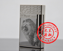 Original Dupont STDupont sound machine Ligne2 Palladium plated African five beasts 16492 Lion