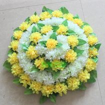 Ching Ming wreath mourning Dianyi sacrifice cemetery cemetery decoration display chrysanthemum simulation electronic Lingtai flower