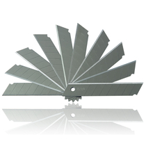Deli large art blade SK5 high carbon steel Deli 2011 paper cutting wallpaper knife blade 10 pieces pack