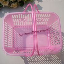  Special offer wholesale square bayberry strawberry basket 4 kg new material pink portable plastic fruit basket picking basket