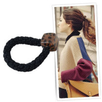 Korean minimalist high-grade BAO WEN square Hairband Korean hair accessories headband hair rope Korean tie hair rope headdress
