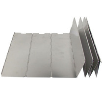  Outdoor stove head stove windshield aluminum alloy stove portable windshield 10 pieces