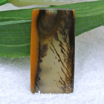 Yunnan Longling Huanglong jade Huaiku Water Grass Flower Pendant Sweater Necklace Pendant necklace with certificate genuine product