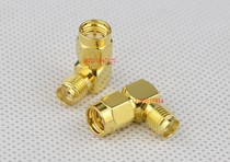 SMA male and female extension head SMA-JKW male turn female bent 90 degree SMAJKW inner screw inner needle turn outer screw inner hole