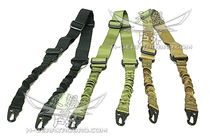 Elastic multi-task tactical belt Multi-function lanyard Multi-function double-point belt