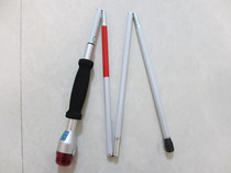 Dedicated voice help acousto-optic electronic blind guiding crutch off cane guide roller intelligent climbing blind cane