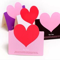 Special birthday card greeting card fashion wedding blessing card creative Valentines Day love card holiday to send girlfriend