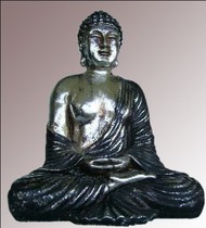 Buddha statue Buddha statue meditation Tina Buddha sitting craft gift collection Krishna 21cm in the sky