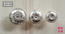 European style round handle drawer handle furniture door handle silver handle large and medium