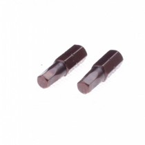 25mm length electric batch head hexagonal wind batch head hexagonal with hole screwdriver head screwdriver head