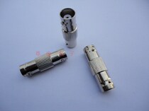 Pure copper BNC double-pass video cable connection with barge connector extension video cable docking head