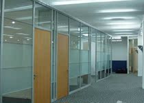 Factory-made stainless steel brushed edging glass partition stainless steel processing