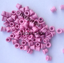 Abrasion-proof ceramic eye textile thread threading porcelain eye outer diameter 7 height 8 holes 4mm porcelain beads porcelain ring alumina 95