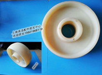 Manual forklift wheel manual hydraulic handling wheel Sea secret truck nylon PU big wheel 180X70-52mm