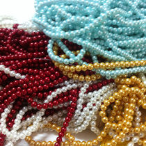 Vintage decorative necklace Jewelry jewelry Imitation pearl necklace Round bead chain Decorative chain Round simulation necklace Fake jewelry