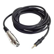  3 5 microphone audio cable XLR female to 3 5mm condenser microphone cable Computer connection audio cable