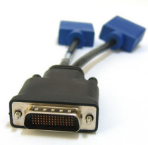 New DMS 59-pin to dual VGA cable DVI one-to-two DVI to VGA adapter 59-pin to VGA