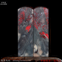 Daji Mingchanghua Old pit crystalline material Blood frozen ground Chicken bloodstone seal Love Ritang collection chicken bloodstone really fine new