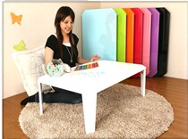 Gejiang living room white paint tea table sofa small side table folding table tatami table oversized 90