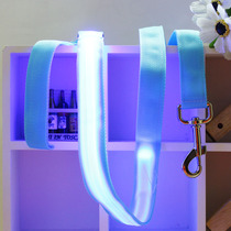 LED Luminous traction rope hand pulling pet fluorescent traction belt dog VIP does not contain chest straps and collars