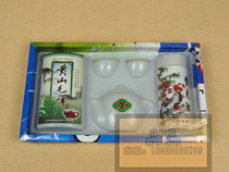 Burning paper paper tie tea set grave-sweeping gold ingot Qingming Festival sacrifice Yellow paper paper money funerary funerary supplies