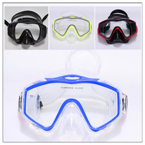 Liquid silicone diving goggles Swimming goggles diving glasses Ultra-clear tempered glass lenses tasteless