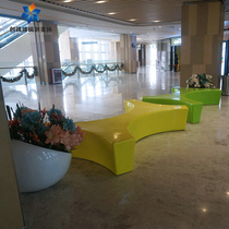 Simple shopping mall leisure chair FRP leisure waiting chair Public rest area waiting chair rest chair Y-shaped chair