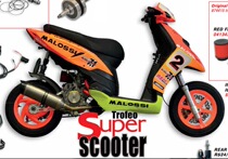 malossi water-cooled 4v factory team modified racing car Piaggio typhoon ra1 fly 125 150