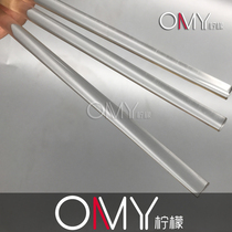 Plexiglass mixing rod Transparent acrylic rod 20 25 30 35 40 45 50CM Diameter 8mm