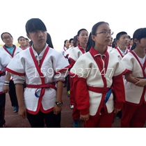 Wrestling suit Chinese style dress red and blue white padded cotton special price SXLM provincial team supply