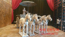 Terracotta warriors and horses chariot original chariot 1:1 chariot original chariot