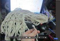 Kindergarten handmade cotton rope rope Hemp rope woven net rope 0 60 cm