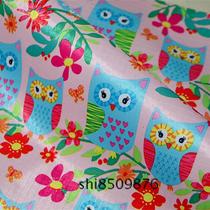 Nylon waterproof fabric handmade DIY suitcase case thick box cloth dining tablecloth * powder owl