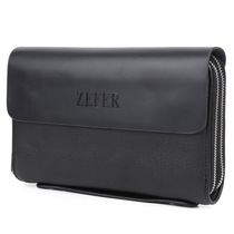 ZEFER REAL LEATHER MENS HANDBAGS 2019 NEW FASHION CASUAL HANDS Bag Bull Leather Mens Bag Large Capacity Hand Grip Bag